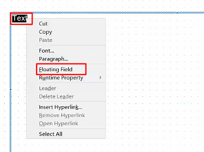 12.Adobe Form_添加Floating Field